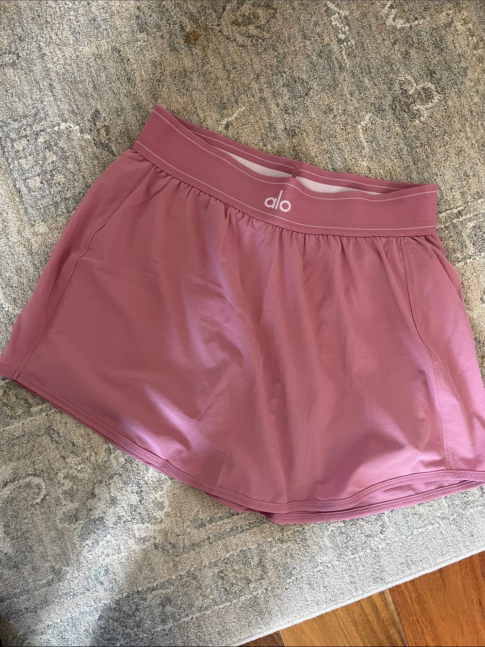 ALO Yoga Rose Pink Athletic Skort